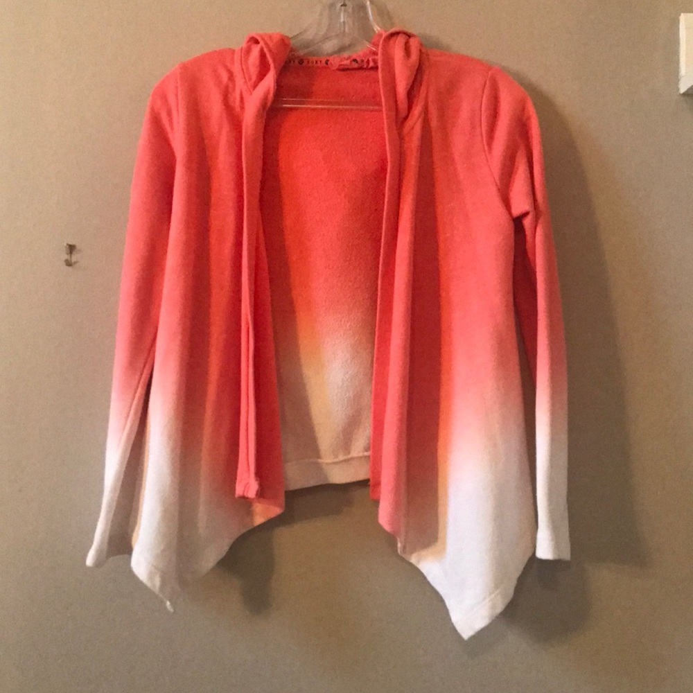 Cardigan with hood!